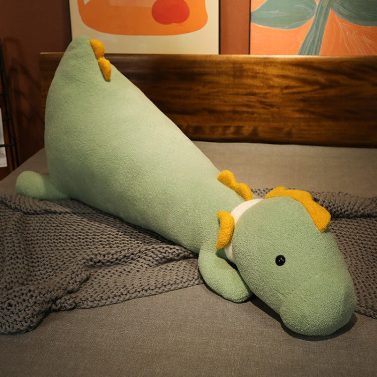 Animal Plush Cushion | Green Dinosaur - iKids