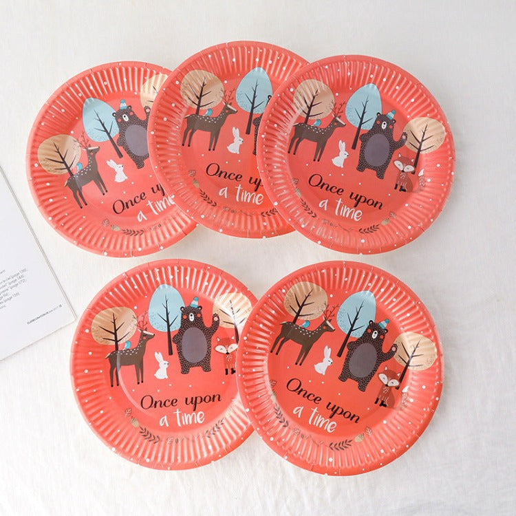 Party Paper Plate | Animal | 7" Set of 10 - iKids