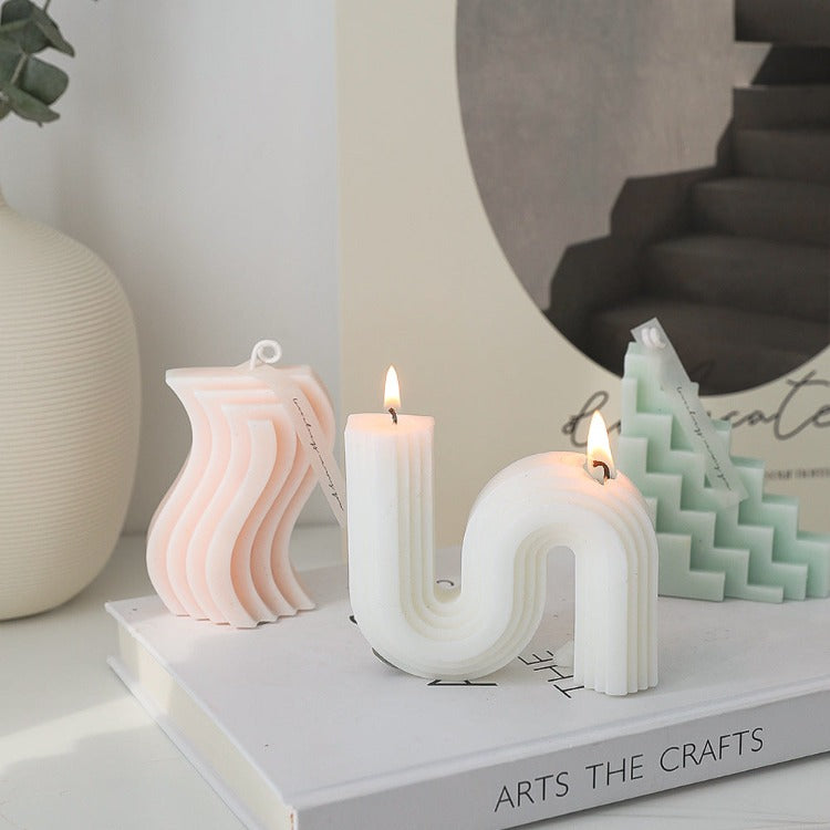 Scented Candle | Geometric U - iKids