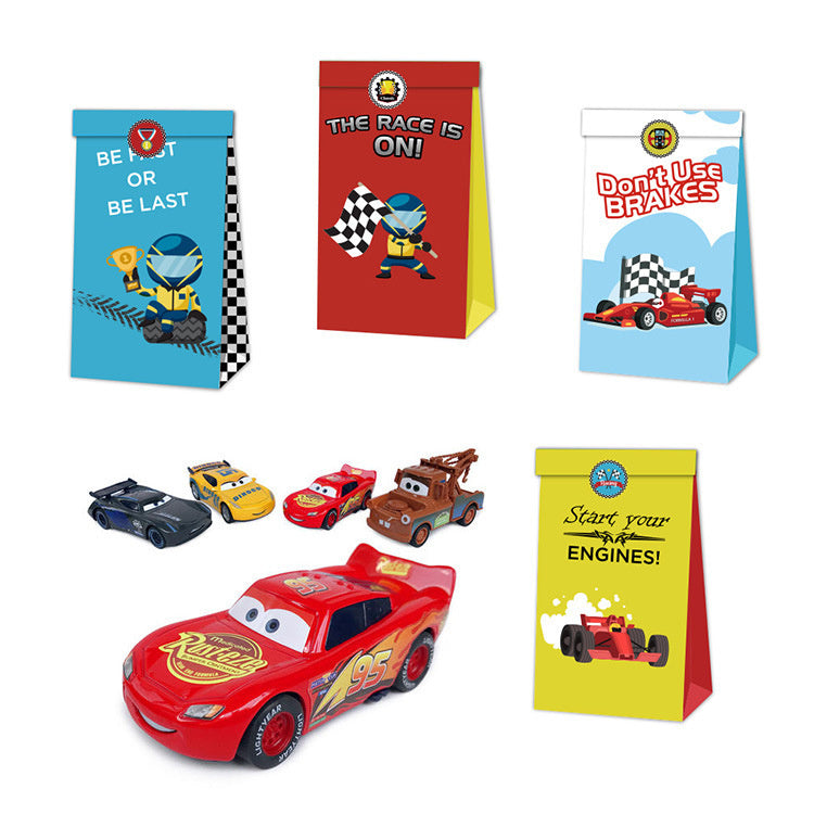 Paper Party Bag | Racing Car | 12 Pcs - iKids