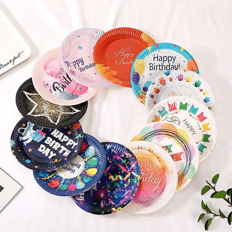 Party Paper Plate | Balloon | 7" Set of 10 - iKids