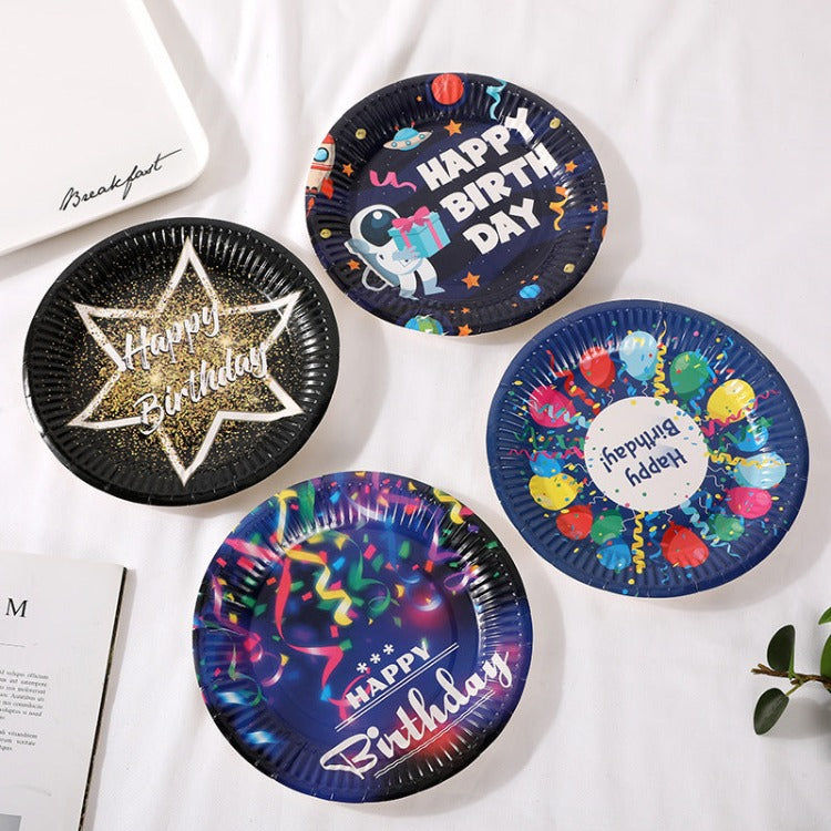 Party Paper Plate | Space | Set of 10 - iKids