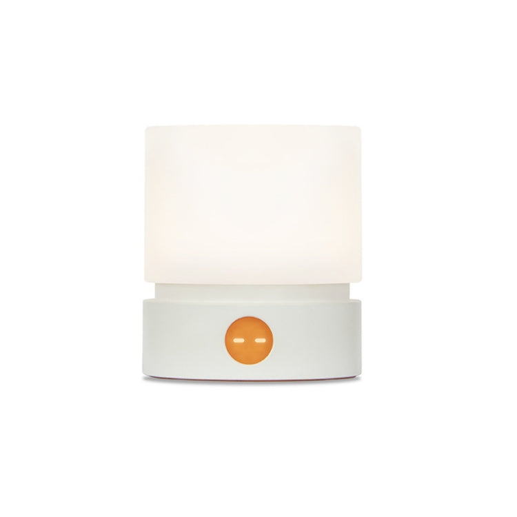White Cylinder Rechargeable Timing Night Light - iKids