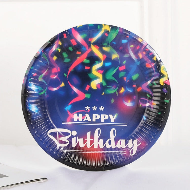 Party Paper Plate | Riband | 7" Set of 10 - iKids