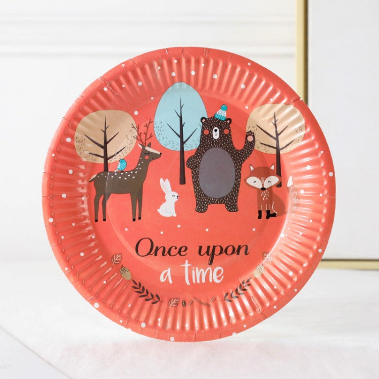 Party Paper Plate | Animal | 7" Set of 10 - iKids