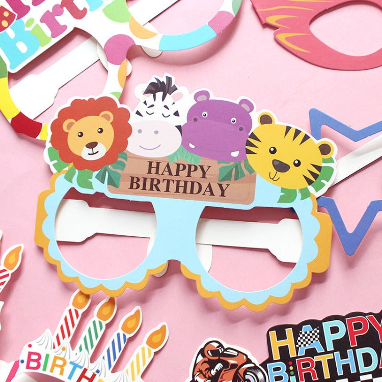 Party Paper Glasses | Animal Zoo - iKids
