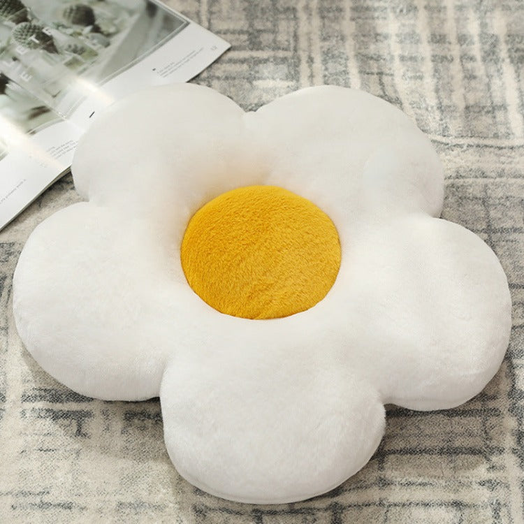 Cute Flower Cushion | White - iKids