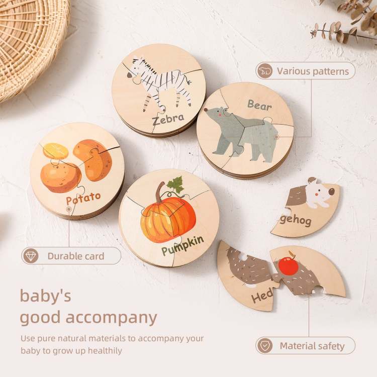 Wooden Montessori Puzzles | Polar Bear - iKids