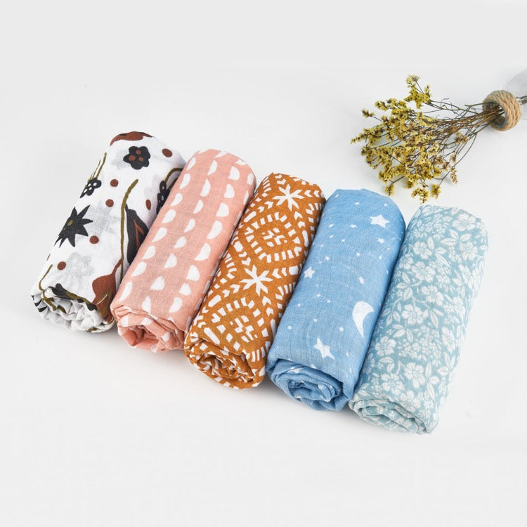 Bamboo Swaddle Blanket | Good Night - iKids