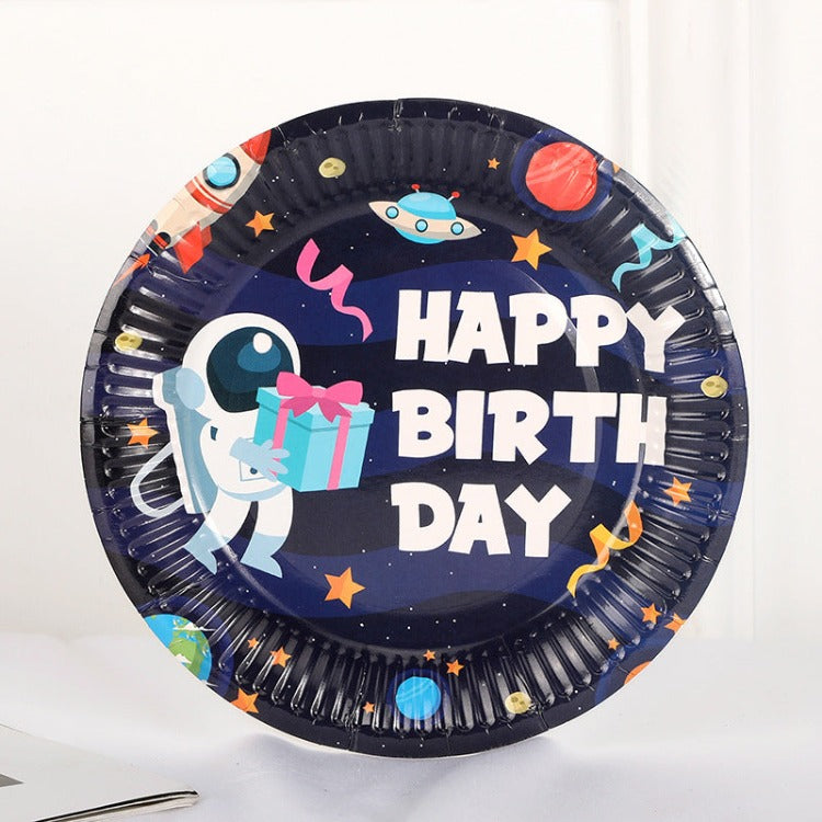 Party Paper Plate | Space | Set of 10 - iKids