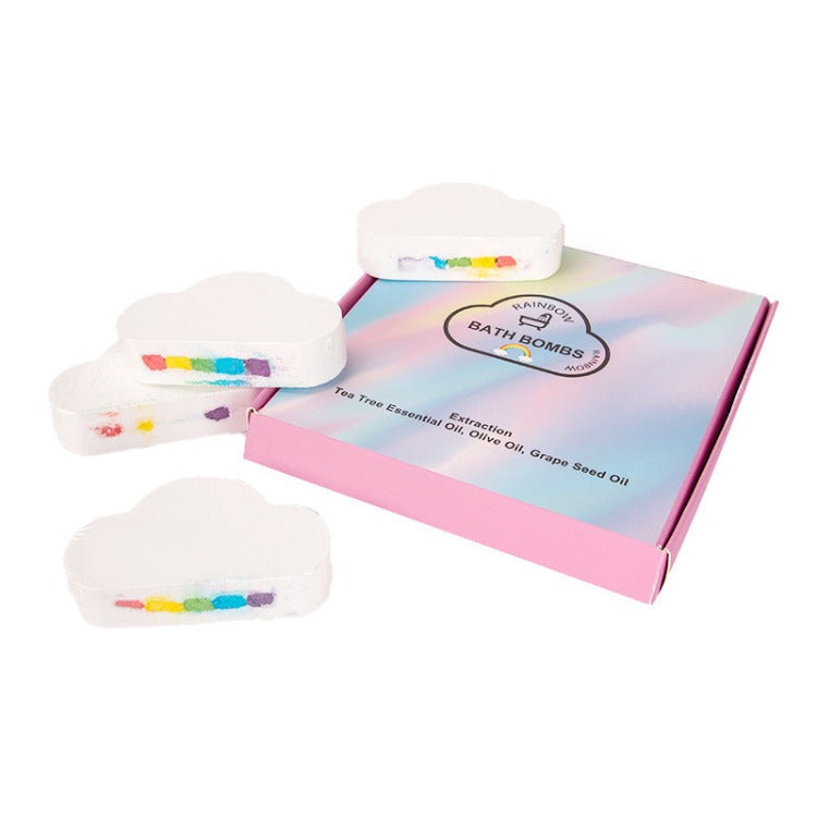 Rainbow Cloud Bath Bomb | 4 pcs - iKids