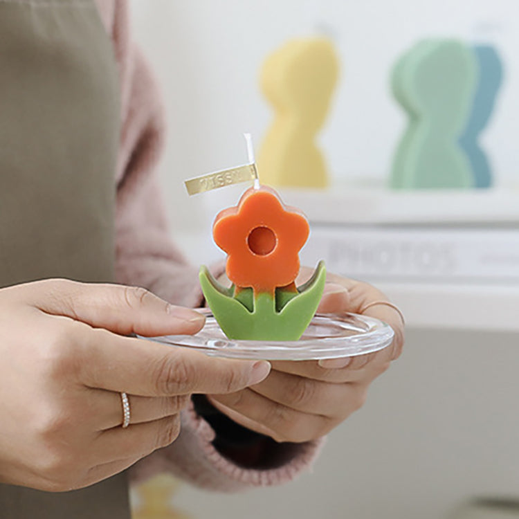 Scented Candle | Orange Little Flower - iKids