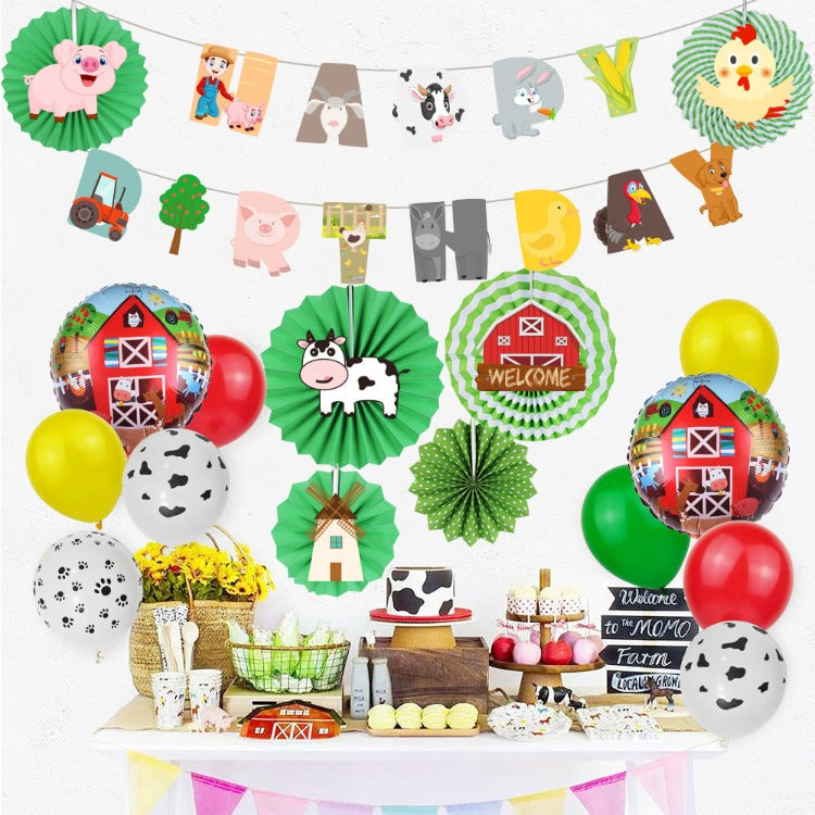 Birthday Party Balloons | Farm Animal - iKids