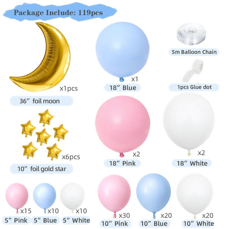 Balloon Garland Arch Kit | Moon in the Sky - iKids