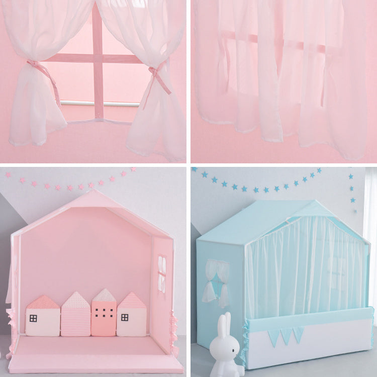 Playhouse with Curtain Blue - iKids