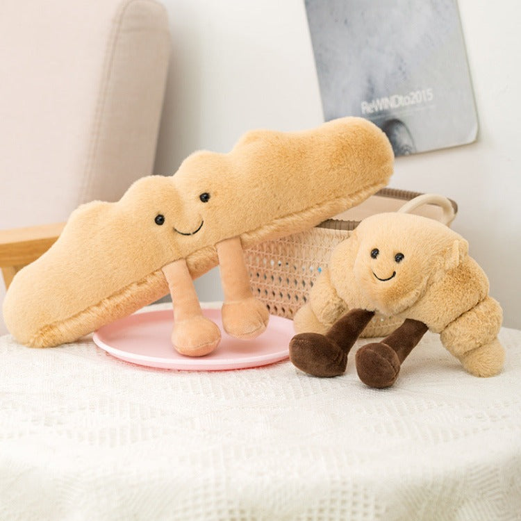 Breakfast Plush Cushion | Baguette - iKids