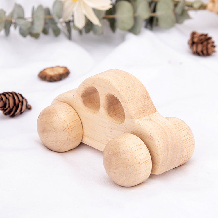 Wooden Push Toy | Police Car - iKids