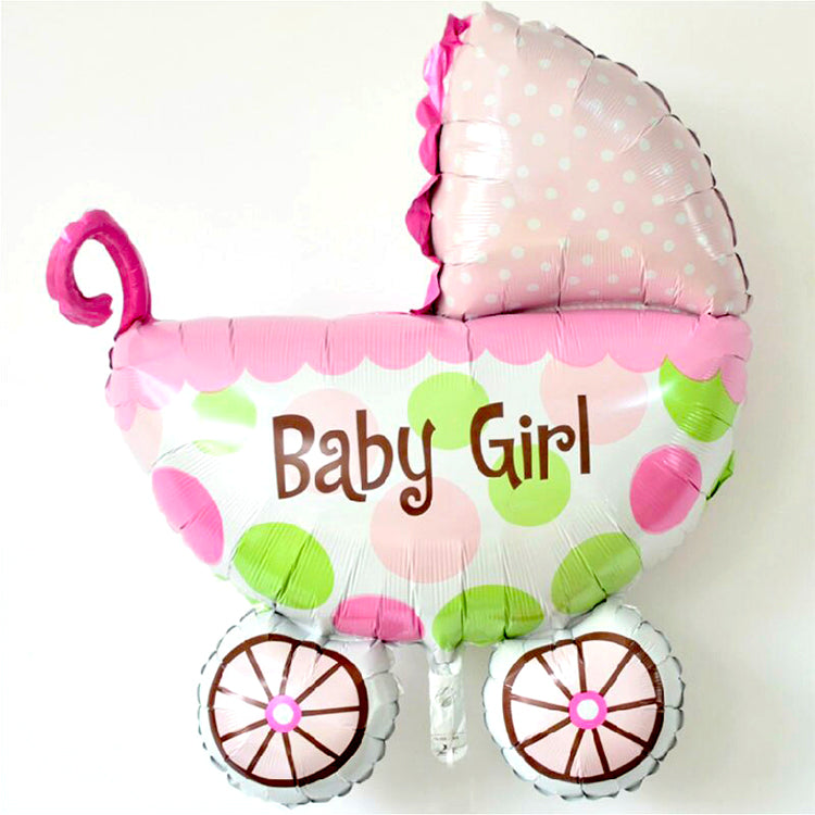 Baby Shower Large Pram Balloon Girl - iKids