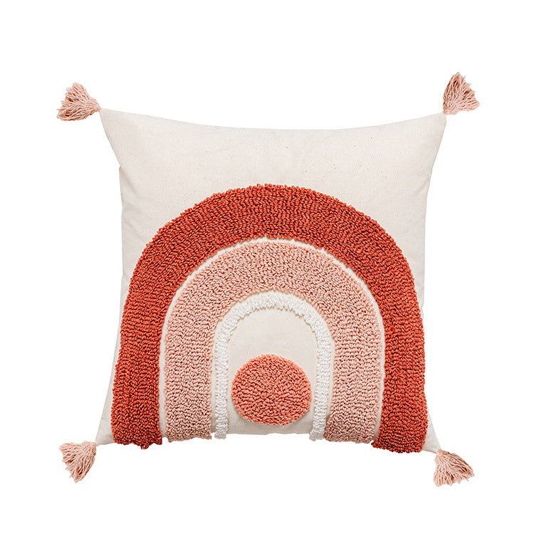 Moroccan Scatter Cushion | Pink Rainbow - iKids