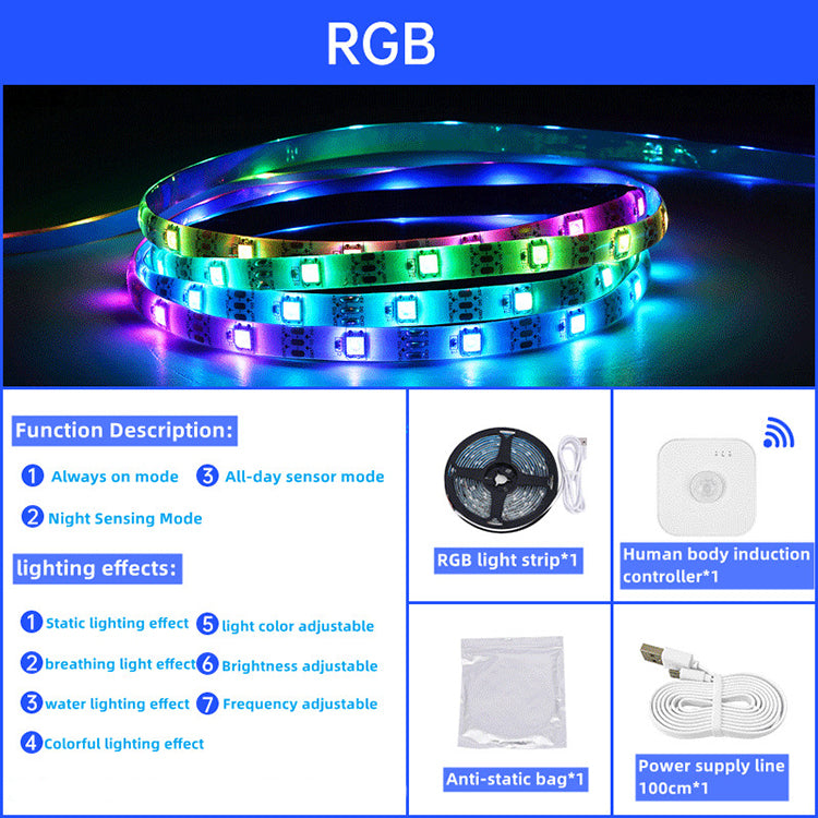 3m LED Motion Sensor String Light | RGB - iKids