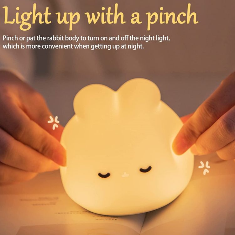 Rabbit Silicone Night Light - iKids