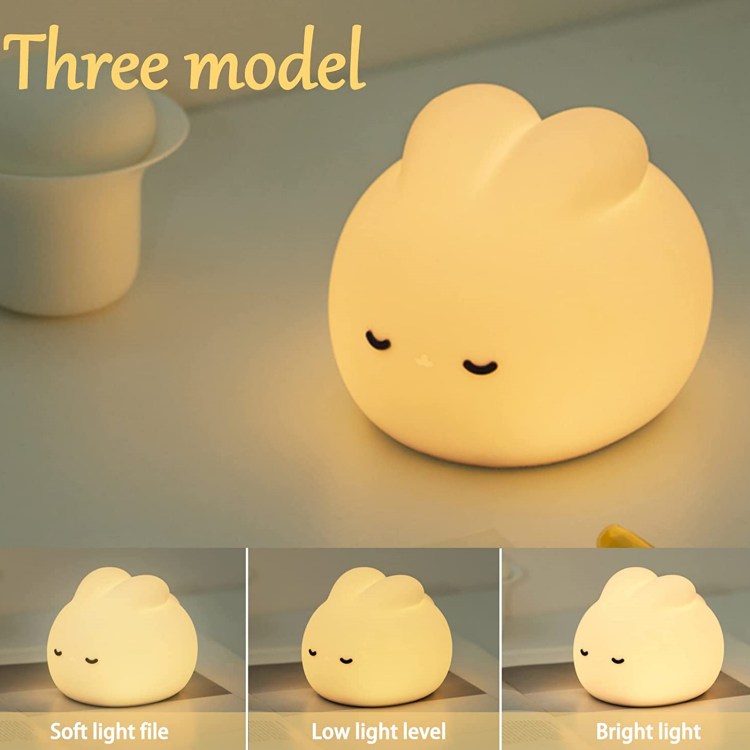 Rabbit Silicone Night Light - iKids