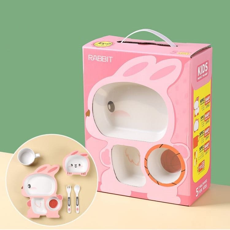 5 Piece Dinner Set | Rabbit - iKids