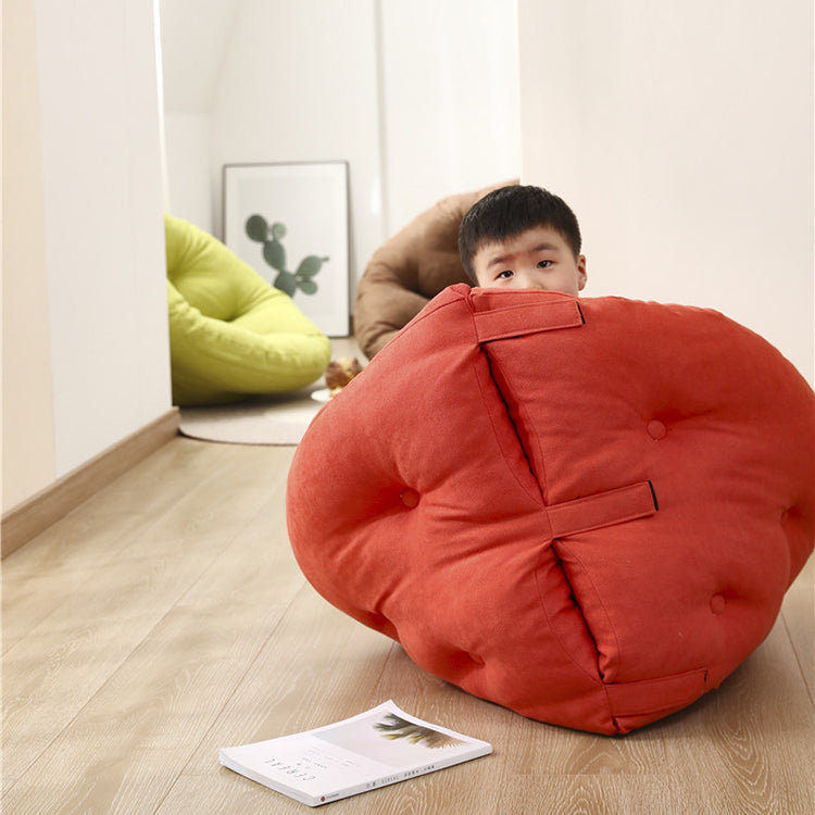 3 Way Kids Bean Bag Mat | Cotton Salmon - iKids