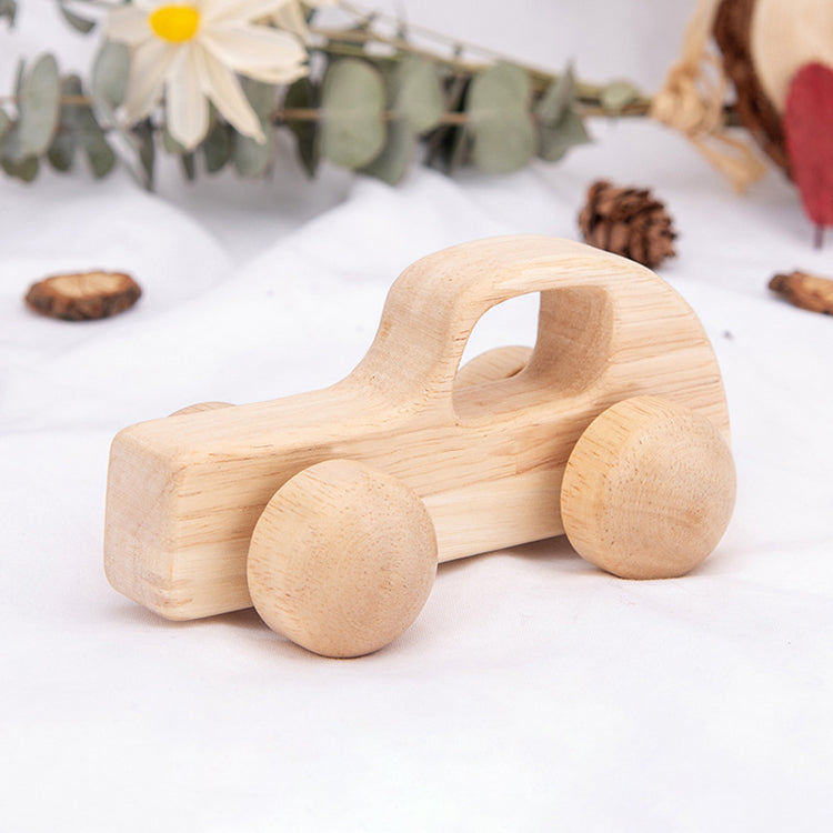 Wooden Push Toy | Retro Sports Car - iKids