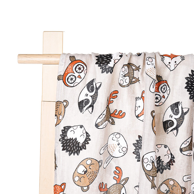 Bamboo Swaddle Blanket | Wild One - iKids