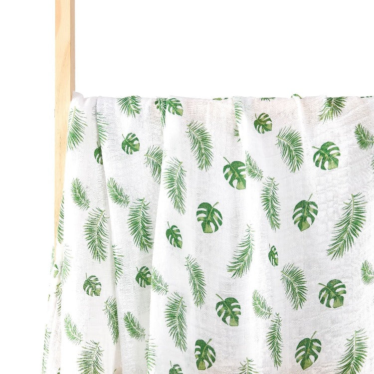 Bamboo Swaddle Blanket | Leaf - iKids