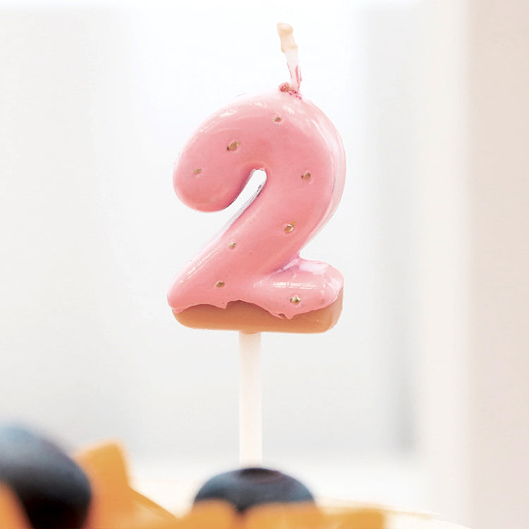 Strawberry Birthday Candle | Number 2 - iKids