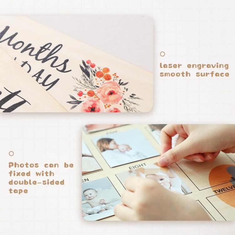 Monthly Milestone Photo Frame | Flower - iKids