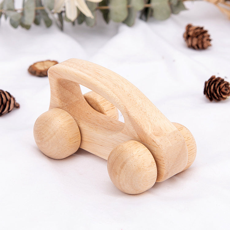 Wooden Push Toy | Small Car - iKids