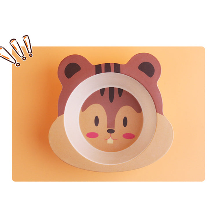 Bamboo Fiber Bowl Squirrel - iKids