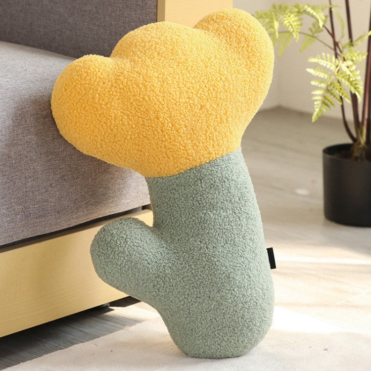 Teddy Plush Flower Pillow | Yellow - iKids