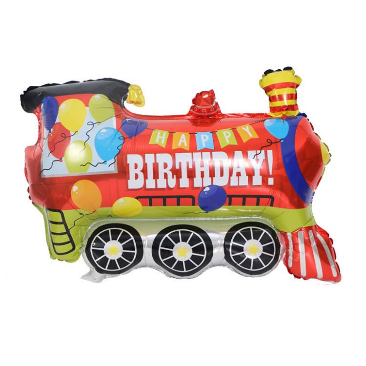Train Birthday Foil Balloon - iKids