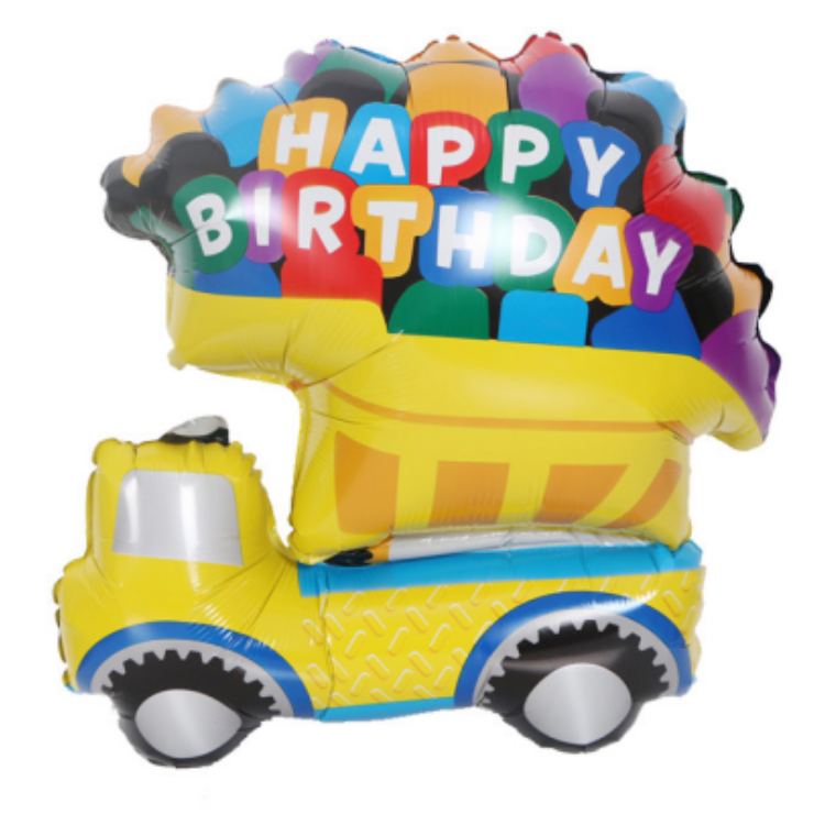 Truck Birthday Foil Balloon - iKids
