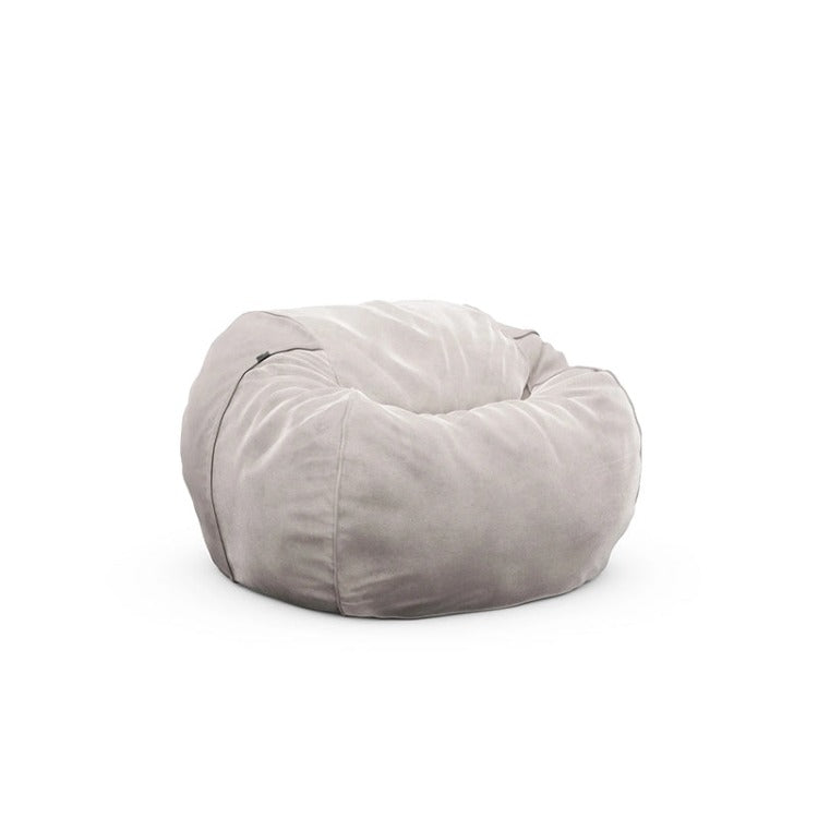 Vetsak Medium Bean Bag | Velvet Light Grey - iKids