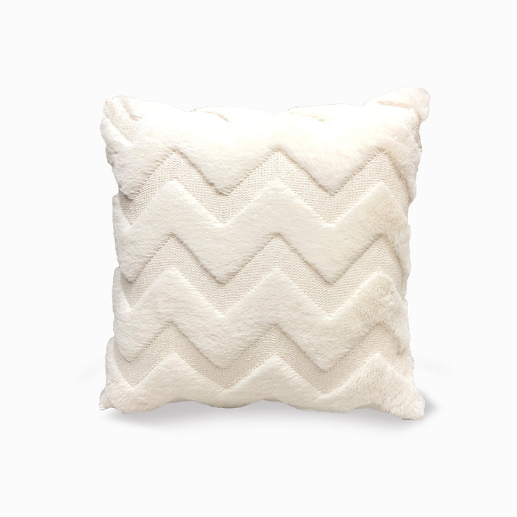 Fluffy Scatter Cushion | White Wave - iKids