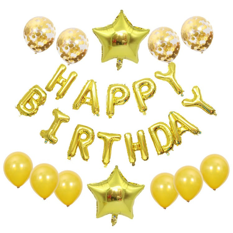 iKids Happy Birthday Party Balloons | Yellow