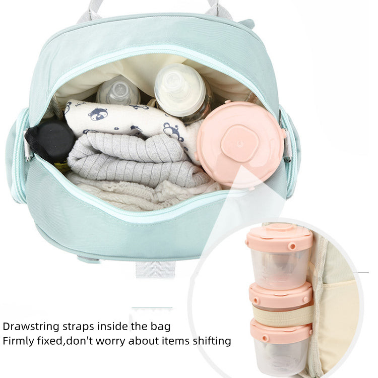 Multifunctional Portable Mommy Bag | Green - iKids