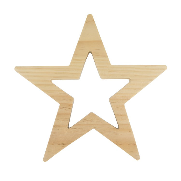 Wooden Star Wall Decor - iKids