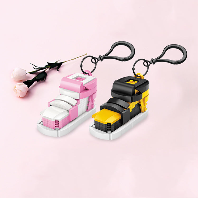 LOZ Mini Blocks Sports Shoes - Pink & Yellow - iKids