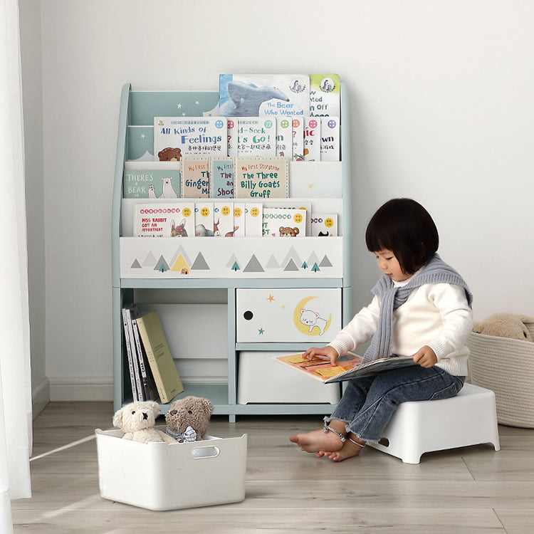 Kids Bookshelf with Storage Space - iKids