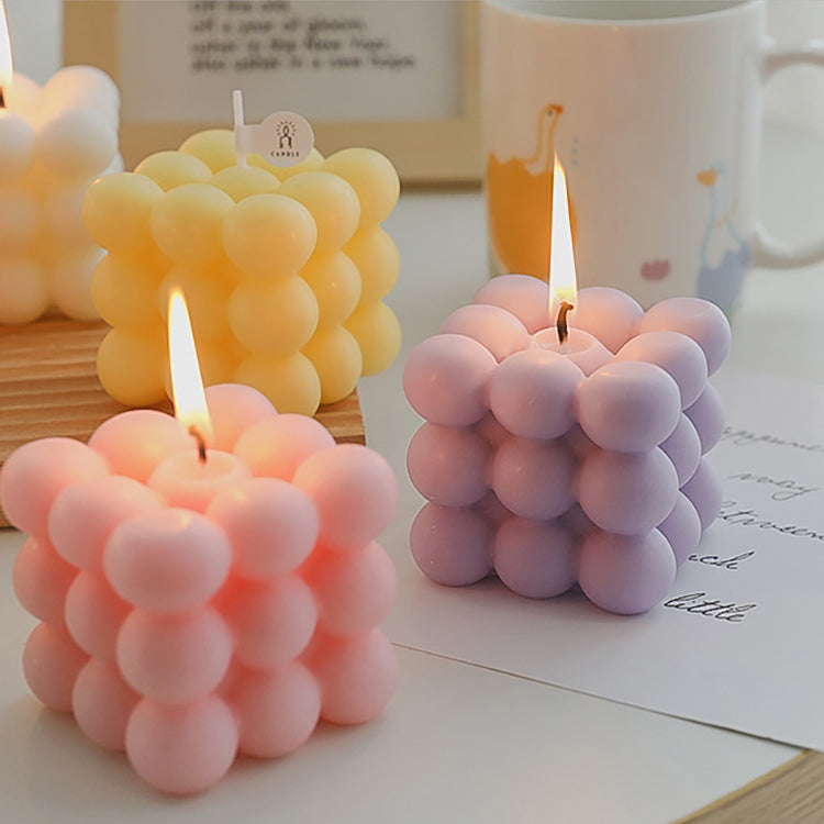 Scented Candle | Pink Bubble Cube - iKids