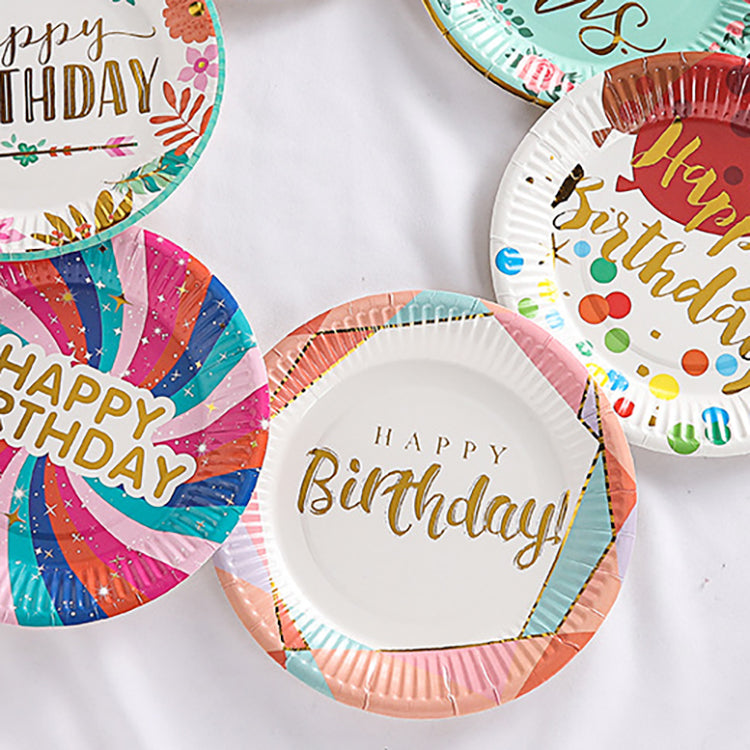 Party Paper Plate | Strip | Set of 10 - iKids