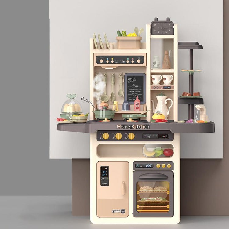 Modern Kitchen Toy with Steam Grey - iKids
