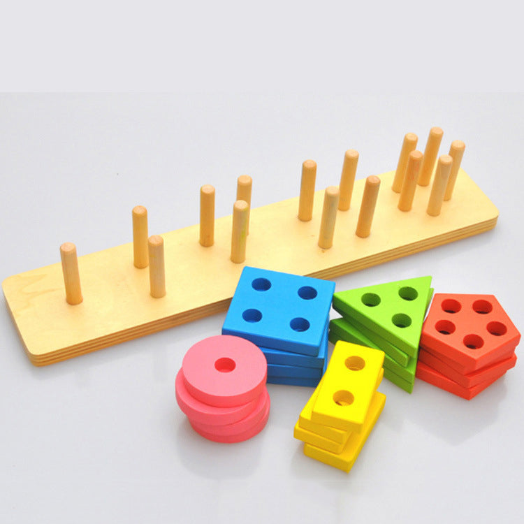 Geometric Shapes Pairing Block - iKids