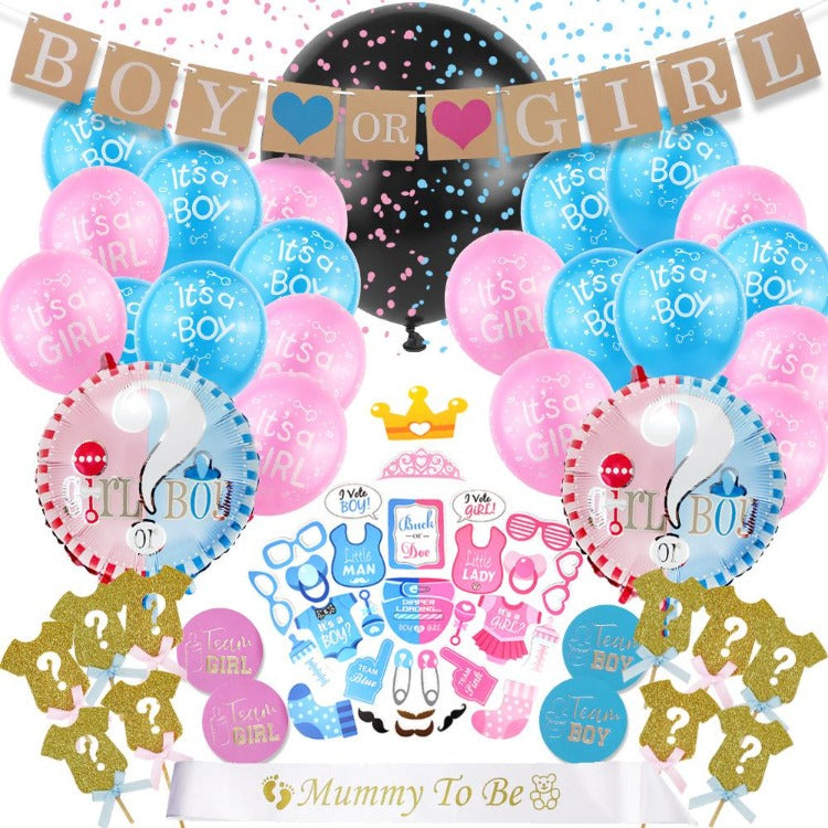 Baby Gender Reveal Party Balloon Kit - iKids